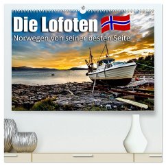 Die Lofoten - Norwegen von seiner besten Seite (hochwertiger Premium Wandkalender 2025 DIN A2 quer), Kunstdruck in Hochglanz - Calvendo;Philipp, Daniel