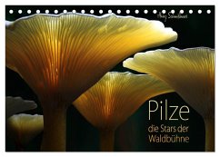 Pilze - die Stars der Waldbühne (Tischkalender 2025 DIN A5 quer), CALVENDO Monatskalender