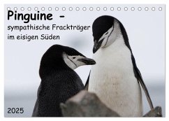 Pinguine - sympathische Frackträger im eisigen Süden (Tischkalender 2025 DIN A5 quer), CALVENDO Monatskalender - Calvendo;Utelli, Anna-Barbara