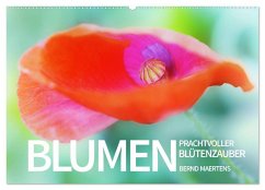 BLUMEN Prachtvoller Blütenzauber (Wandkalender 2025 DIN A2 quer), CALVENDO Monatskalender - Calvendo;Maertens, Bernd