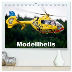 Modellhelis (hochwertiger Premium Wandkalender 2025 DIN A2 quer), Kunstdruck in Hochglanz