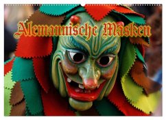 Alemannische Masken (Wandkalender 2025 DIN A2 quer), CALVENDO Monatskalender