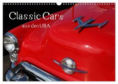Classic Cars aus den USA (Wandkalender 2025 DIN A3 quer), CALVENDO Monatskalender - Calvendo