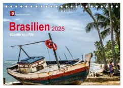 Brasilien 2025 abseits von Rio (Tischkalender 2025 DIN A5 quer), CALVENDO Monatskalender