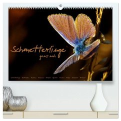 Schmetterlinge ganz nah (hochwertiger Premium Wandkalender 2025 DIN A2 quer), Kunstdruck in Hochglanz