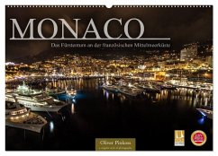 Monaco - Das Fürstentum an der französischen Mittelmeerküste (Wandkalender 2025 DIN A2 quer), CALVENDO Monatskalender - Calvendo;Pinkoss, Oliver