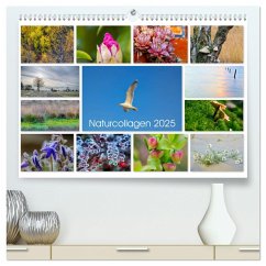 Naturcollagen 2025 (hochwertiger Premium Wandkalender 2025 DIN A2 quer), Kunstdruck in Hochglanz