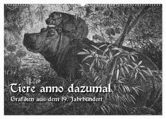 Tiere anno dazumal (Wandkalender 2025 DIN A2 quer), CALVENDO Monatskalender - Calvendo;Berg, Martina