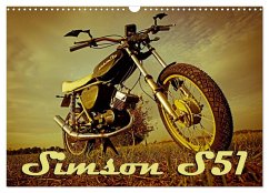 Simson S51 (Wandkalender 2025 DIN A3 quer), CALVENDO Monatskalender