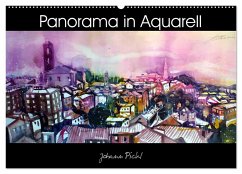 Panorama in Aquarell (Wandkalender 2025 DIN A2 quer), CALVENDO Monatskalender - Calvendo;Pickl, Johann