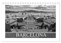 Barcelona Photografien in Schwarz / Weiß (Tischkalender 2025 DIN A5 quer), CALVENDO Monatskalender