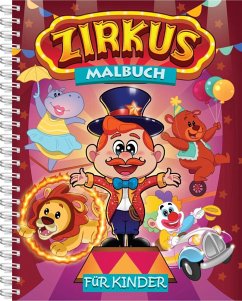 Cover Zirkus-Malbuch für Kinder