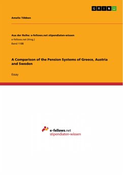 A Comparison of the Pension Systems of Greece, Austria and Sweden (eBook, PDF)