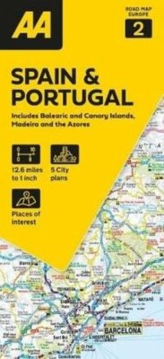 Cover AA Road Map Spain & Portugal