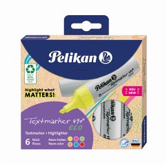 Cover Pelikan Textmarker 490® eco Neon, 6er Set