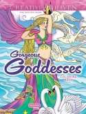 Creative Haven Gorgeous Goddesses Coloring Book
