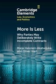 More is Less - Halonen-Akatwijuka, Maija; Hart, Oliver