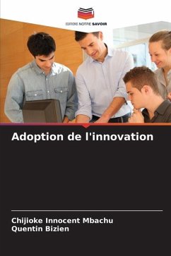 Adoption de l'innovation - Mbachu, Chijioke Innocent;Bizien, Quentin