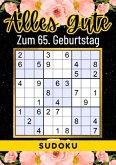 65 Geburtstag Geschenk   Alles Gute zum 65. Geburtstag - Sudoku