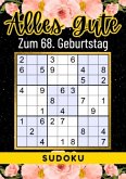 68 Geburtstag Geschenk   Alles Gute zum 68. Geburtstag - Sudoku