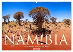 Namibia - Die Landschaft (Wandkalender 2025 DIN A2 quer), CALVENDO Monatskalender - Calvendo;Bruhn, Olaf