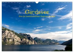 Gardasee / CH-Version (Wandkalender 2025 DIN A3 quer), CALVENDO Monatskalender - Calvendo;Kuehn, Thomas