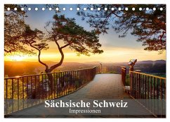 Sächsische Schweiz ¿ Impressionen (Tischkalender 2025 DIN A5 quer), CALVENDO Monatskalender