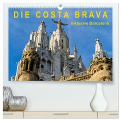 Costa Brava ¿ inklusive Barcelona (hochwertiger Premium Wandkalender 2025 DIN A2 quer), Kunstdruck in Hochglanz - Calvendo;Caccia, Enrico