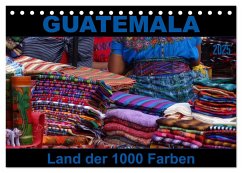 Guatemala - Land der 1000 Farben (Tischkalender 2025 DIN A5 quer), CALVENDO Monatskalender - Calvendo;Flori0