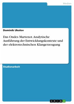 Das Ondes Martenot. Analytische Ausführung der Entwicklungskontexte und der elektrotechnischen Klangerzeugung (eBook, PDF) - Ukolov, Dominik