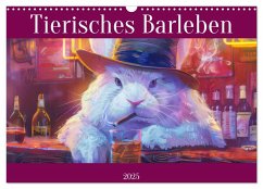 Tierisches Barleben (Wandkalender 2025 DIN A3 quer), CALVENDO Monatskalender