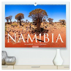 Namibia - Die Landschaft (hochwertiger Premium Wandkalender 2025 DIN A2 quer), Kunstdruck in Hochglanz - Calvendo;Bruhn, Olaf