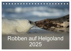 Robben auf Helgoland 2025 (Tischkalender 2025 DIN A5 quer), CALVENDO Monatskalender