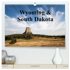 Wyoming & South Dakota (hochwertiger Premium Wandkalender 2025 DIN A2 quer), Kunstdruck in Hochglanz