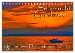 Sehnsucht Gardasee - Mediterranes Flair am Lago di Garda (Tischkalender 2025 DIN A5 quer), CALVENDO Monatskalender - Calvendo;Sattler, Stefan