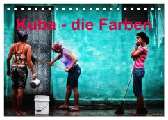 Kuba - die Farben (Tischkalender 2025 DIN A5 quer), CALVENDO Monatskalender