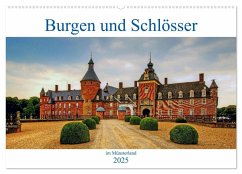 Burgen und Schlösser im Münsterland (Wandkalender 2025 DIN A2 quer), CALVENDO Monatskalender