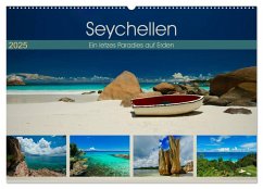 Seychellen - Ein letztes Paradies auf Erden (Wandkalender 2025 DIN A2 quer), CALVENDO Monatskalender