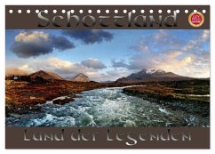 Schottland - Land der Legenden (Tischkalender 2025 DIN A5 quer), CALVENDO Monatskalender