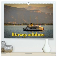 Unterwegs am Bodensee (hochwertiger Premium Wandkalender 2025 DIN A2 quer), Kunstdruck in Hochglanz - Calvendo;Wenk, Marcel