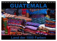 Guatemala - Land der 1000 Farben (Wandkalender 2025 DIN A4 quer), CALVENDO Monatskalender - Calvendo;Flori0