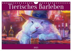 Tierisches Barleben (Wandkalender 2025 DIN A4 quer), CALVENDO Monatskalender