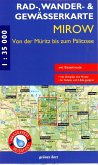 Rad-, Wander- und Gewässerkarte Mirow - von der Müritz zum Pälitzsee mit Eiszeitroute