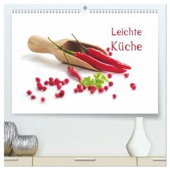 Leichte Küche (hochwertiger Premium Wandkalender 2025 DIN A2 quer), Kunstdruck in Hochglanz