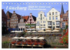 Lüneburg - Stadt der Giebel und Fachwerkhäuser (Tischkalender 2025 DIN A5 quer), CALVENDO Monatskalender