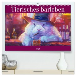 Tierisches Barleben (hochwertiger Premium Wandkalender 2025 DIN A2 quer), Kunstdruck in Hochglanz