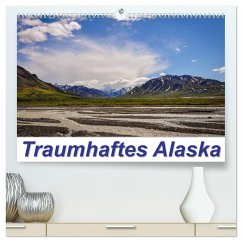 Traumhaftes Alaska (hochwertiger Premium Wandkalender 2025 DIN A2 quer), Kunstdruck in Hochglanz