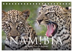 Namibia - Die Tierwelt (Tischkalender 2025 DIN A5 quer), CALVENDO Monatskalender