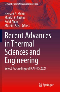 Recent Advances in Thermal Sciences and Engineering