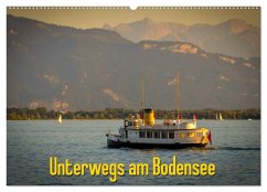 Unterwegs am Bodensee (Wandkalender 2025 DIN A2 quer), CALVENDO Monatskalender